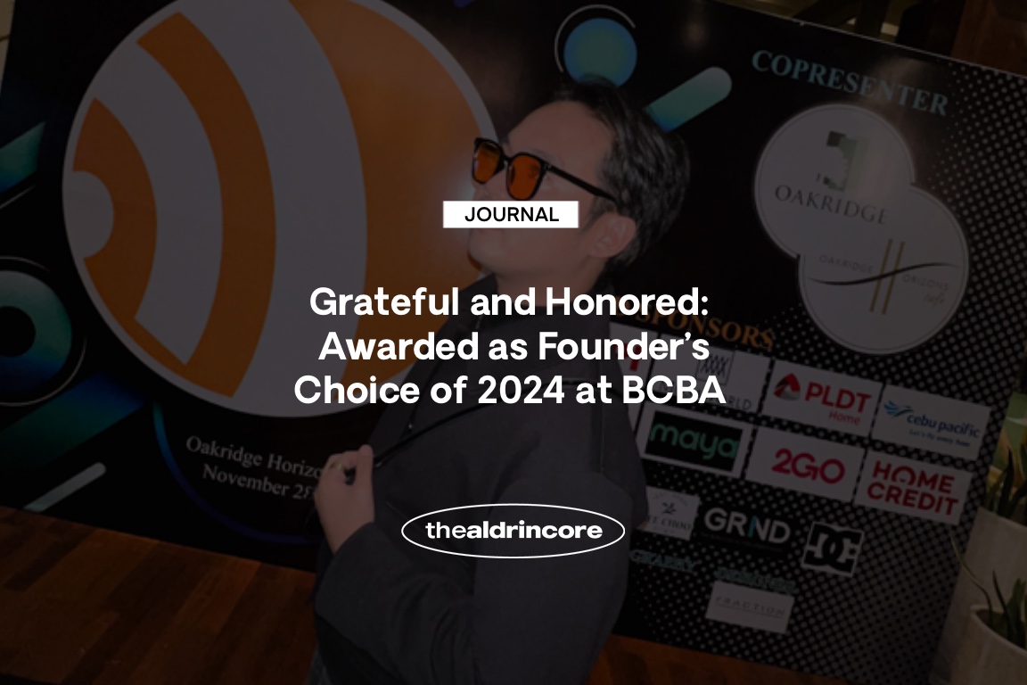 Grateful and Honored: Awarded as Founder’s Choice of 2024 at BCBA